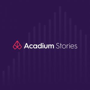 Acadium Stories podcast logo