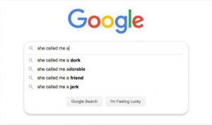 google search results