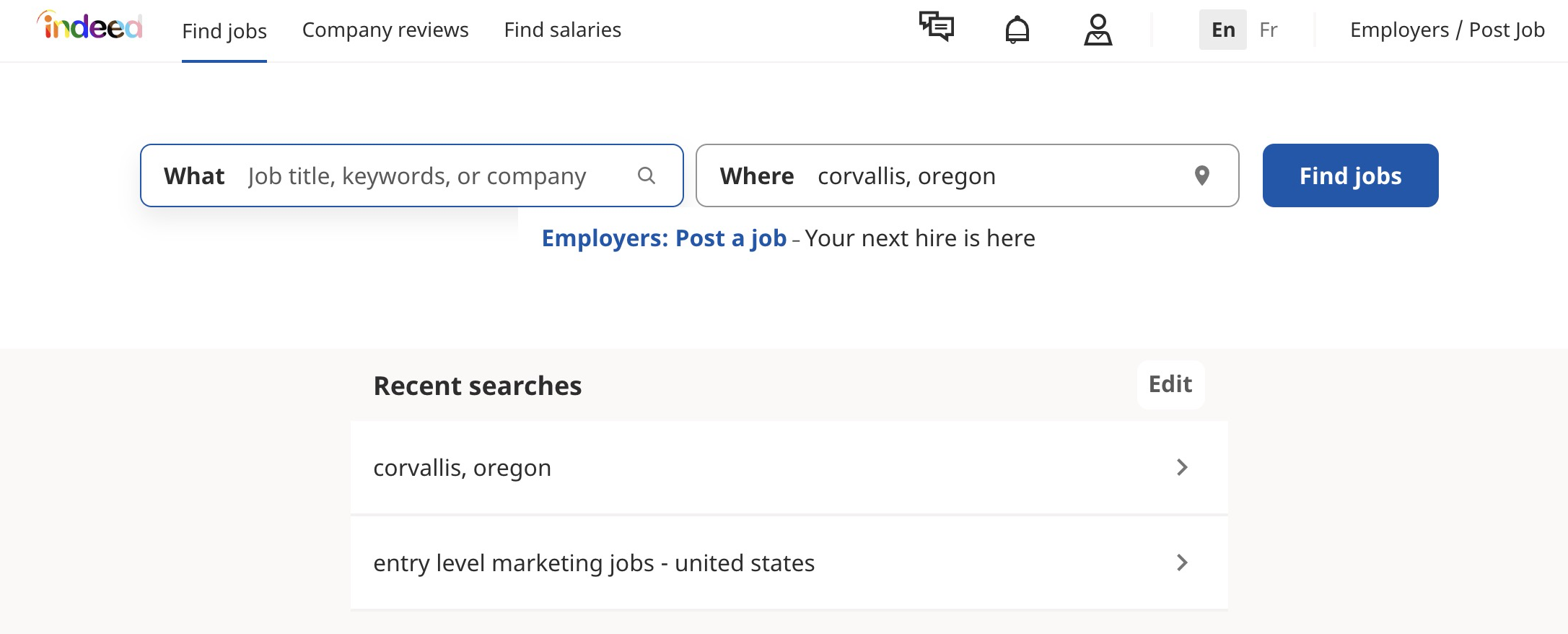 Entry-level marketing jobs on Indeed.com