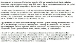 Entry-level Digital Marketing Cover Letter [+Template] – Acadium